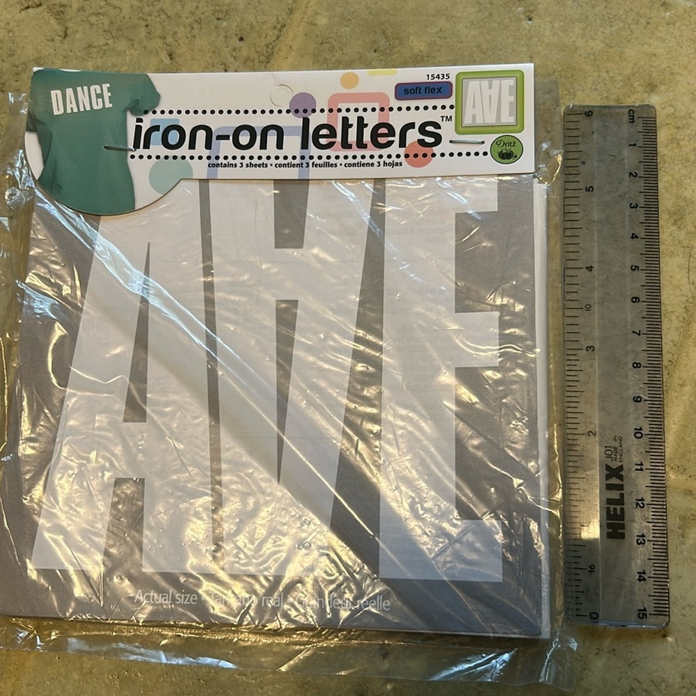 Iron On Letters - Picture 5 of 6